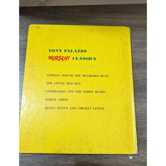 Vtg 1960 Chicken Little Book By Doubleday  with Plush Yellow Duck Toy - Picture 3 of 13